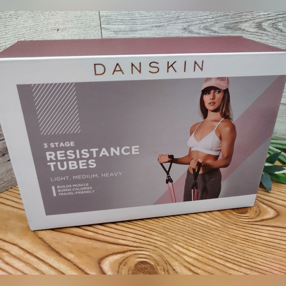 Danskin 3 Stage Resistance Tubes Light, Medium,Heavy Tubes - Picture 2 of 5
